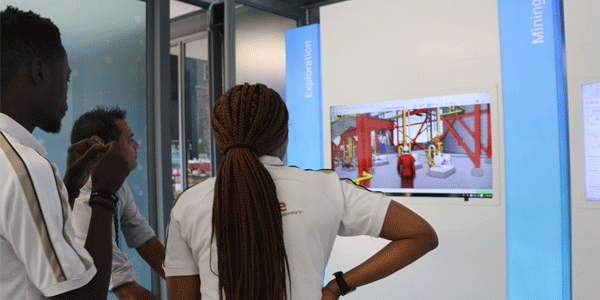 Students explore the Digital Mining Incubator launched by Siemens at Wits